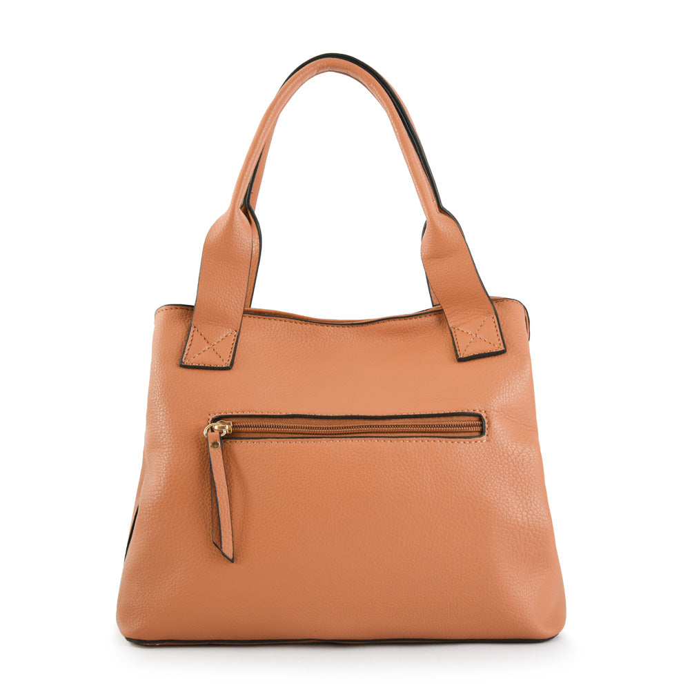 Cartera Dos Asas Mousa Camel
