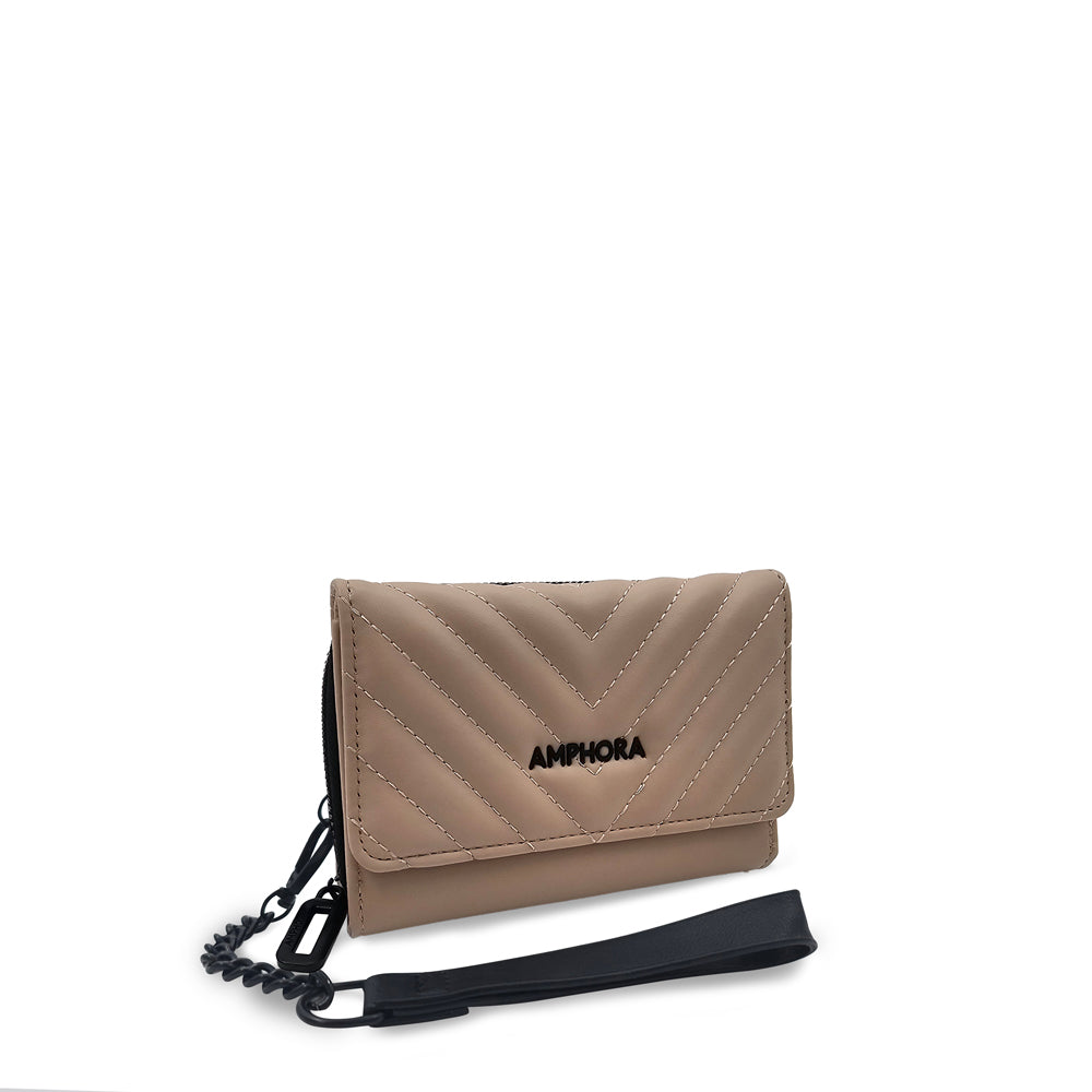 Billetera Muller Beige