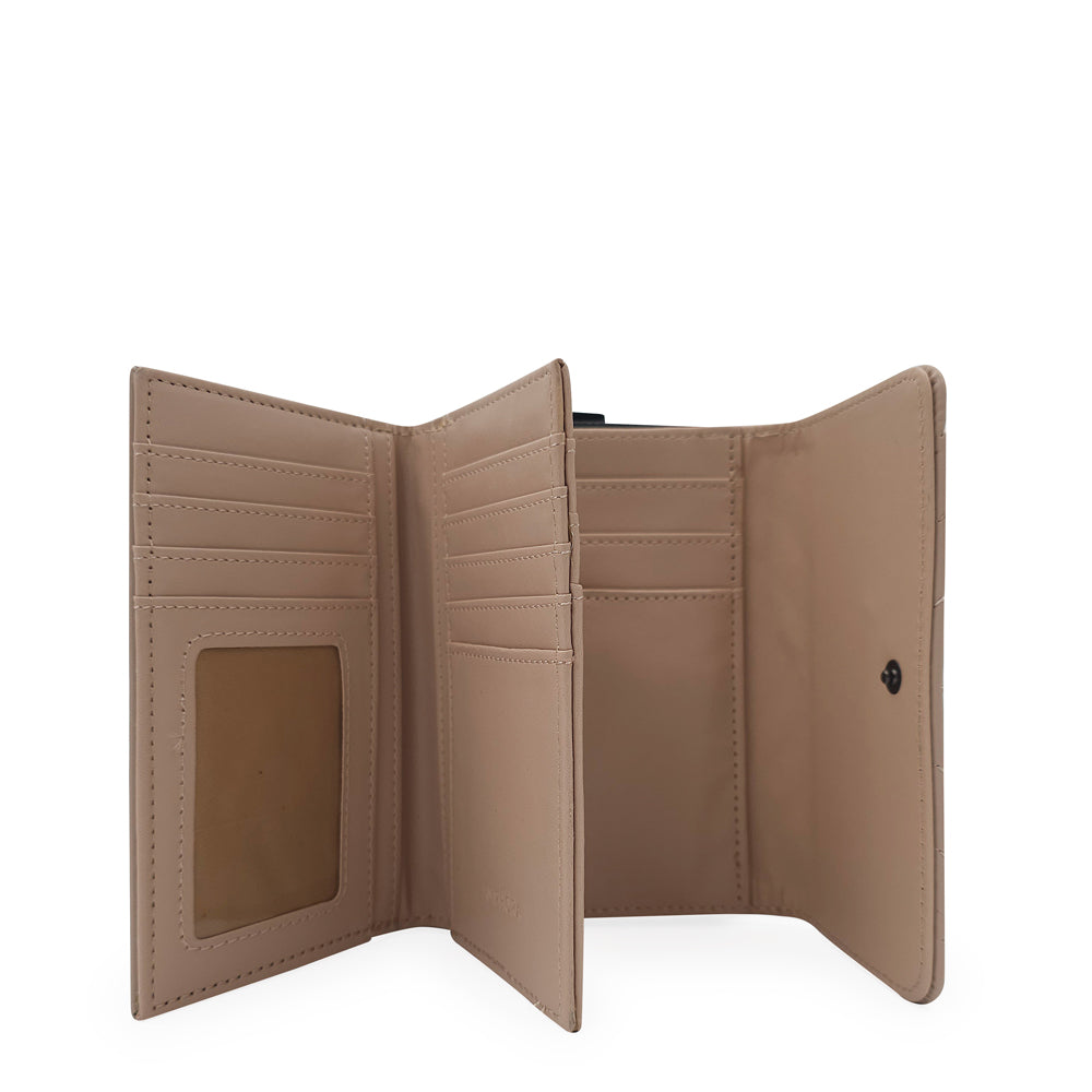 Billetera Muller Beige