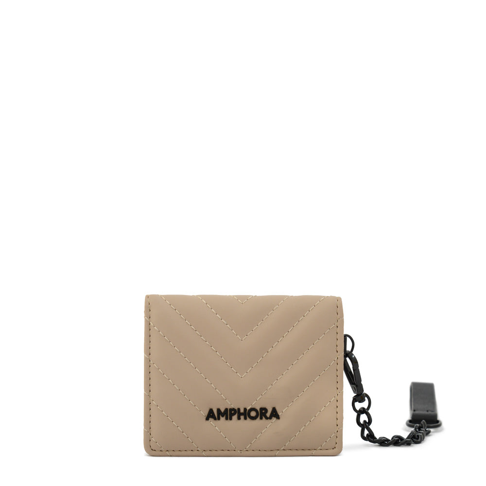 Tarjetero Muller Beige
