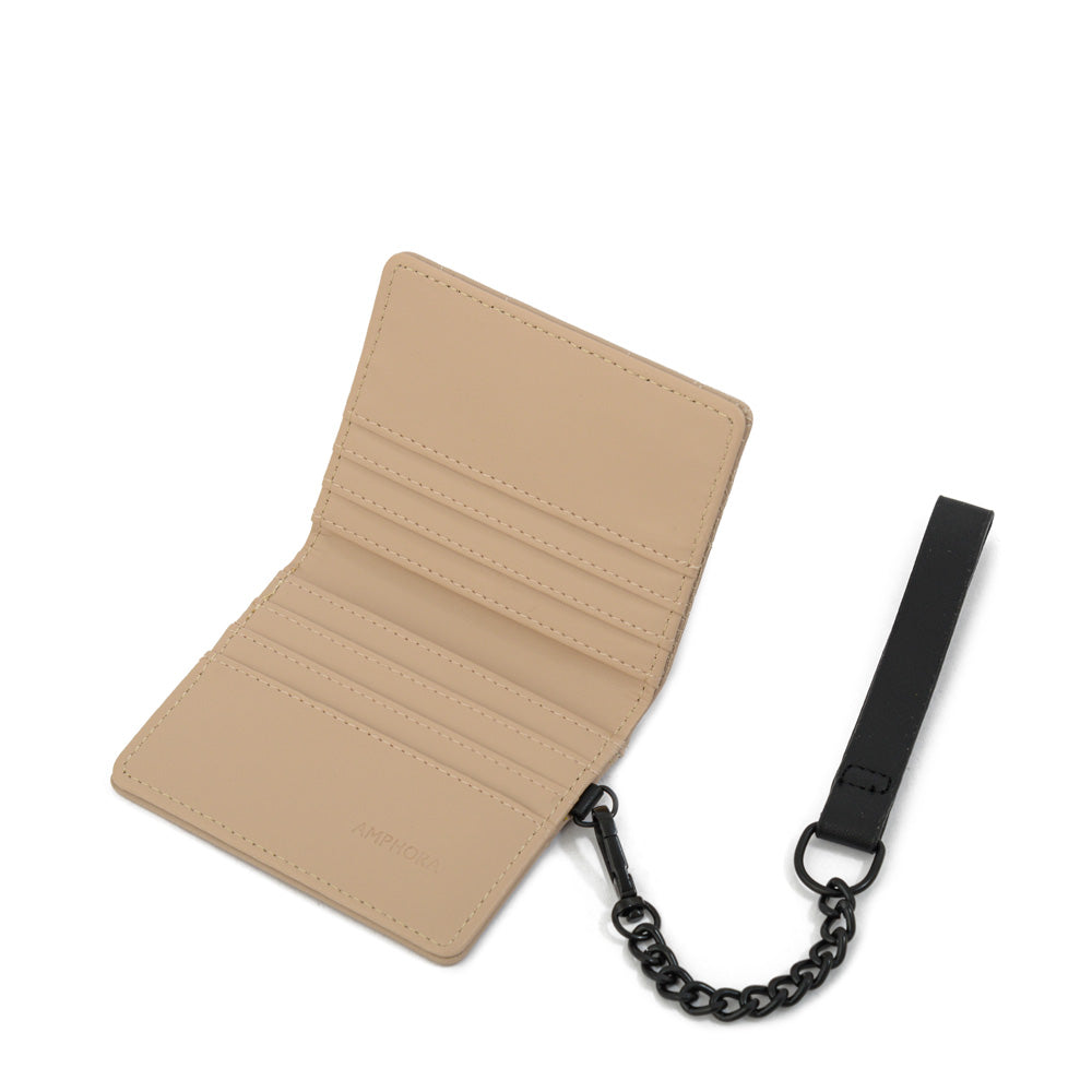 Tarjetero Muller Beige
