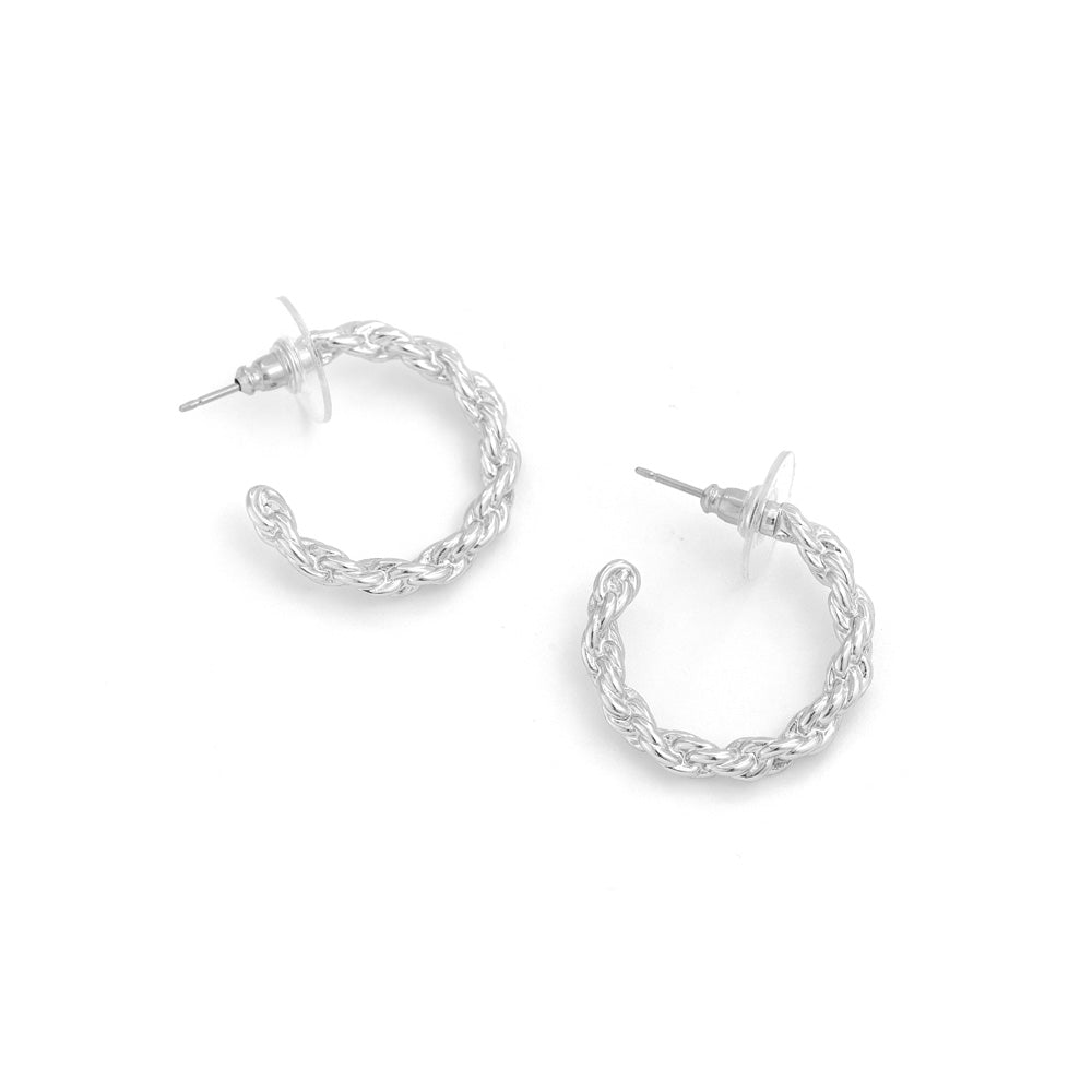 Aretes Nayar Plateado