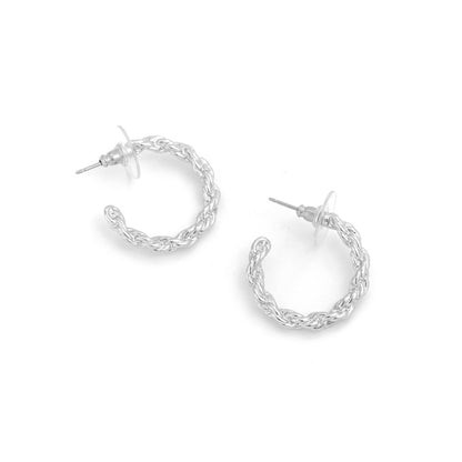 Aretes Nayar Plateado