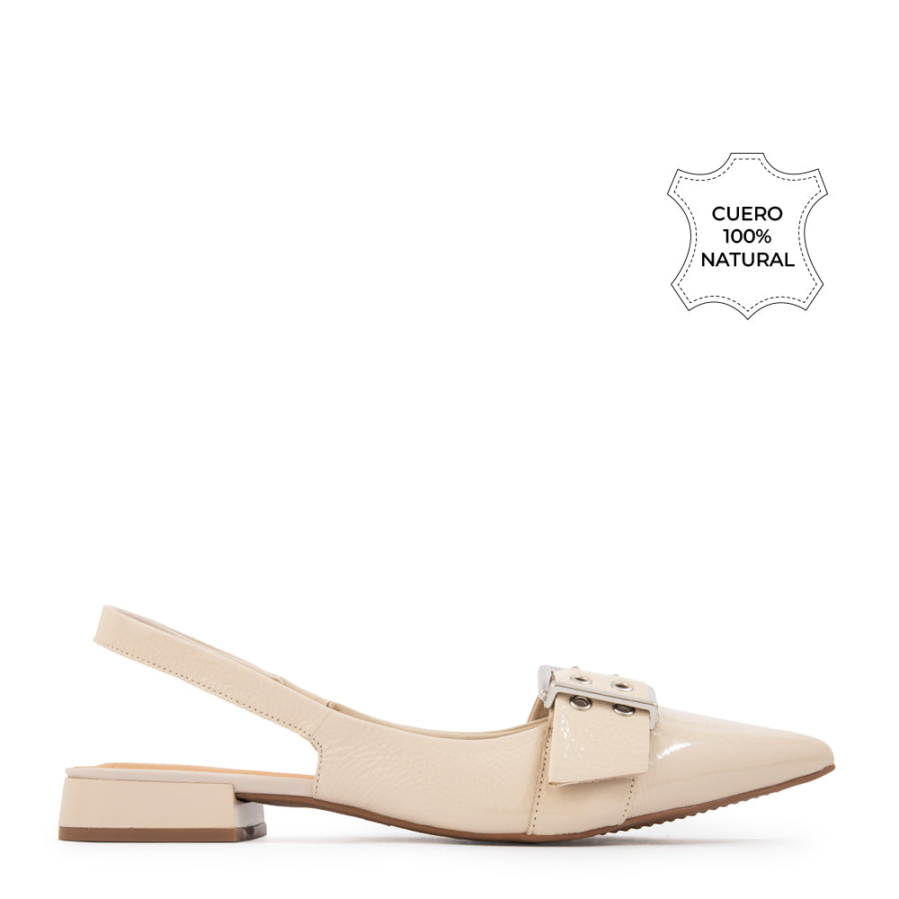 Zapato Nelia Blanco Crudo