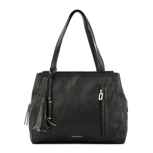 Cartera Dos Asas Nilda Negro