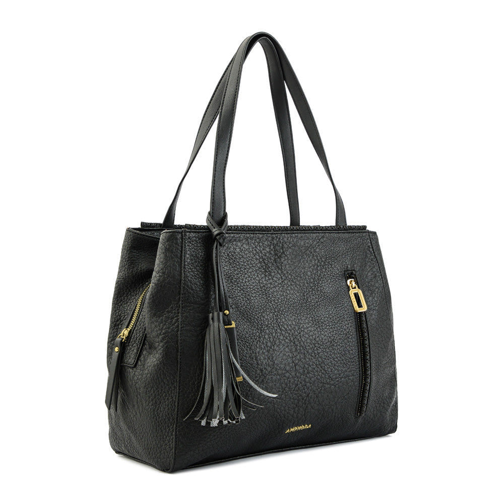 Cartera Dos Asas Nilda Negro