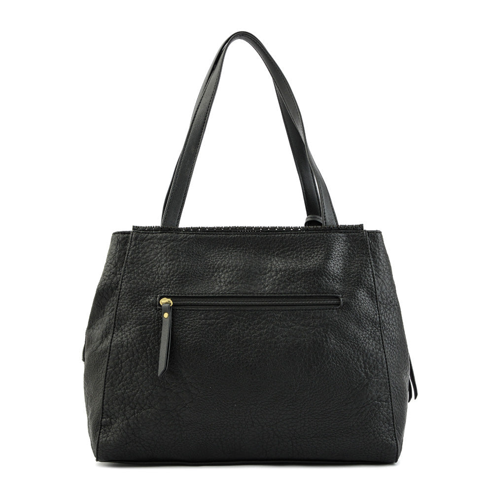 Cartera Dos Asas Nilda Negro