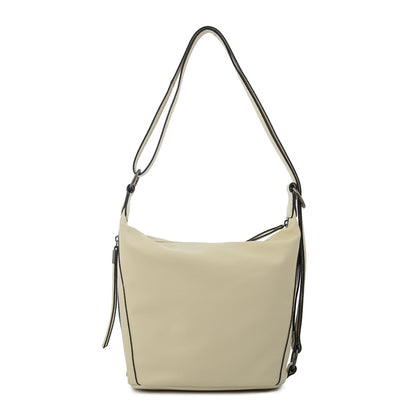 Cartera Oval Nilo Blanco Crudo