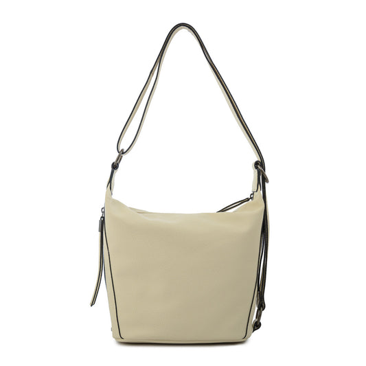 Cartera Oval Nilo Blanco Crudo