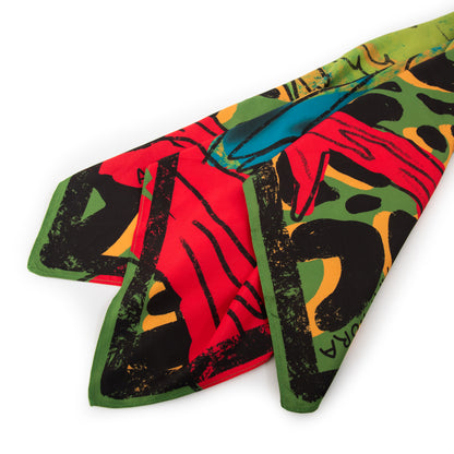 Pañuelo Ninfa Verde Oscuro