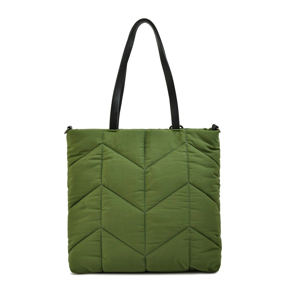 Cartera Dos Asas Novak Verde Oscuro