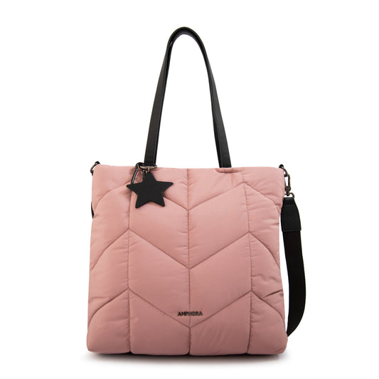 Cartera Dos Asas Novak Rosado Viejo