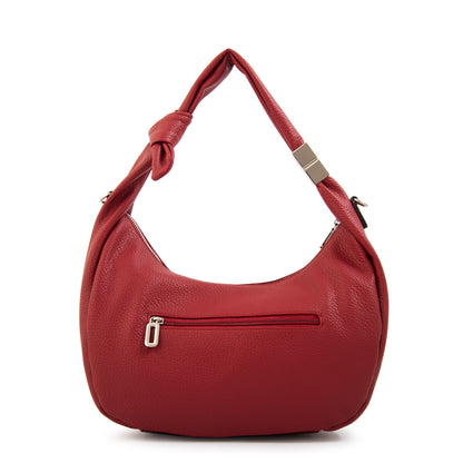 Cartera Oval Olivia Rojo