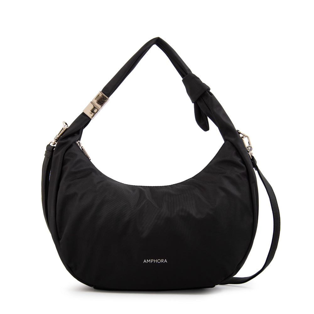 Cartera Oval Olivia Negro