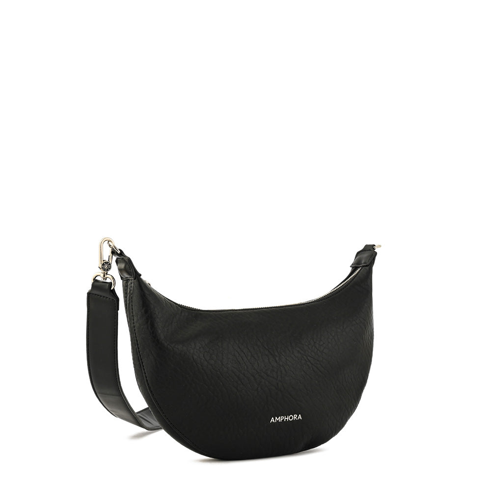 Cartera Oval Ostara Negro