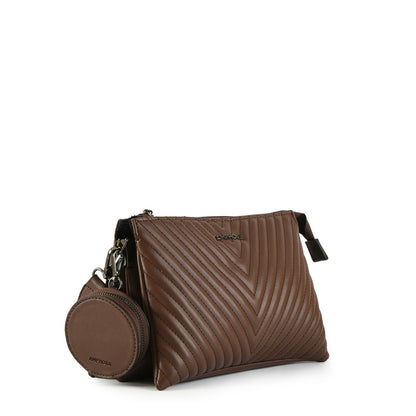 Crossbody Pariz Café Oscuro