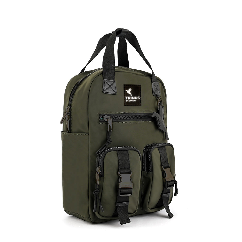 Mochila Porta Laptop 14" Patsy Verde Oscuro