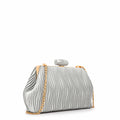 Crossbody Perla Plateado Oscuro