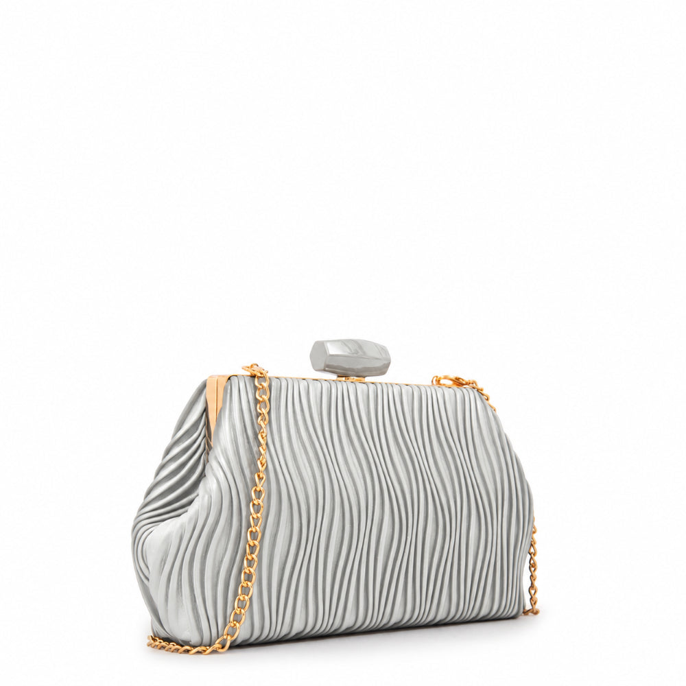 Crossbody Perla Plateado Oscuro