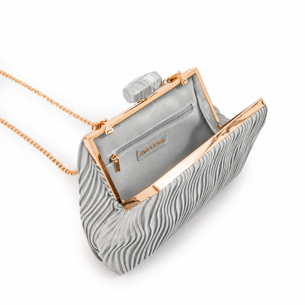Crossbody Perla Plateado Oscuro