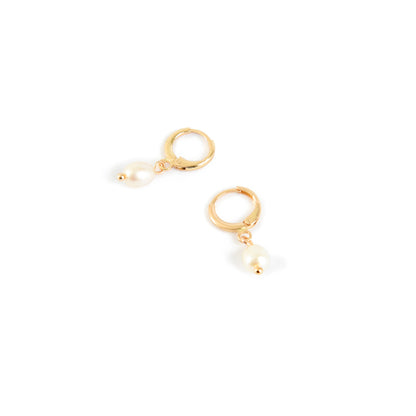 Aretes Perlina Dorado