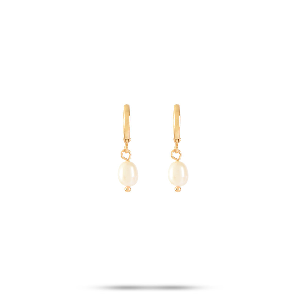 Aretes Perlina Dorado