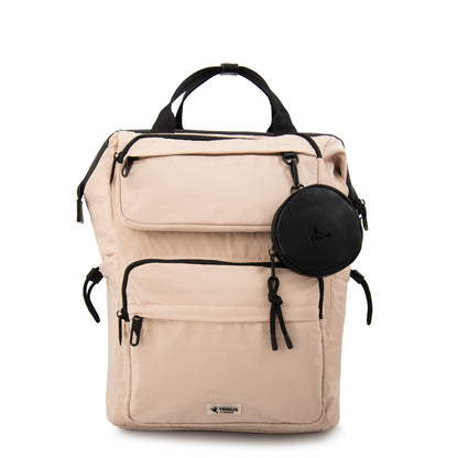 Mochila Porta Laptop Pilar Beige