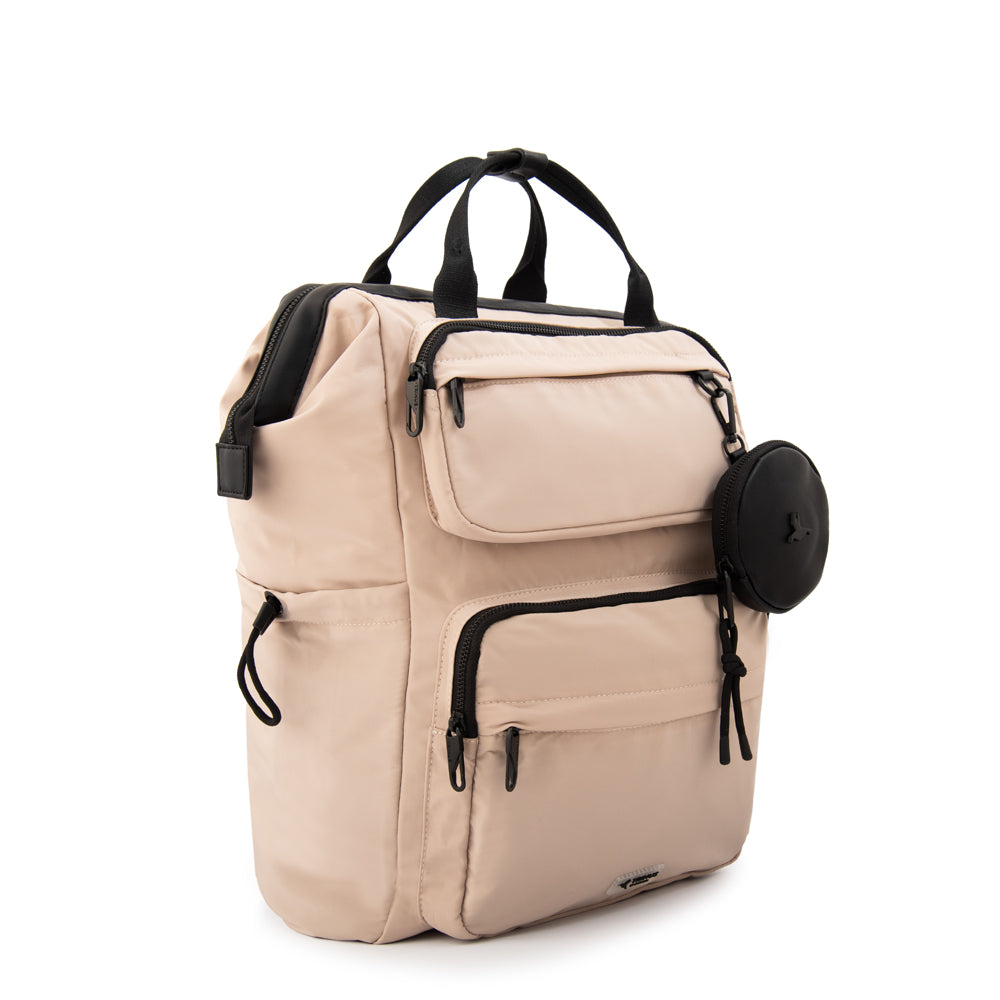 Mochila Porta Laptop 14" Pilar Beige