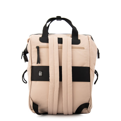 Mochila Porta Laptop Pilar Beige