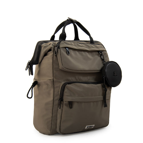 Mochila Porta Laptop Pilar 14" Verde Oscuro