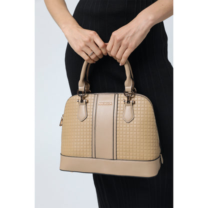 Cartera Dos Asas Ramona Beige