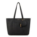 Cartera Dos Asas Grande Rina Negro