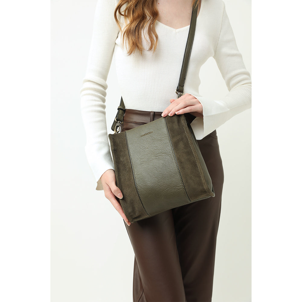 Crossbody Roux Verde Oscuro