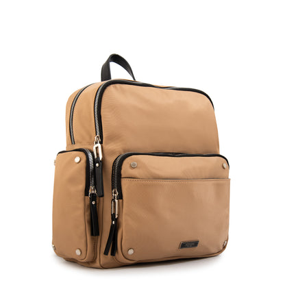 Mochila Sabrina Beige Oscuro
