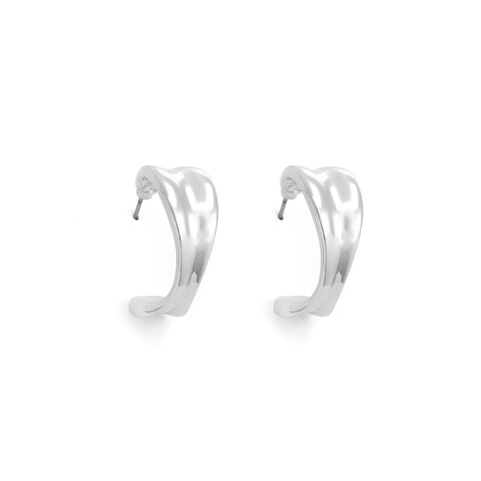 Aretes Saira Plateado