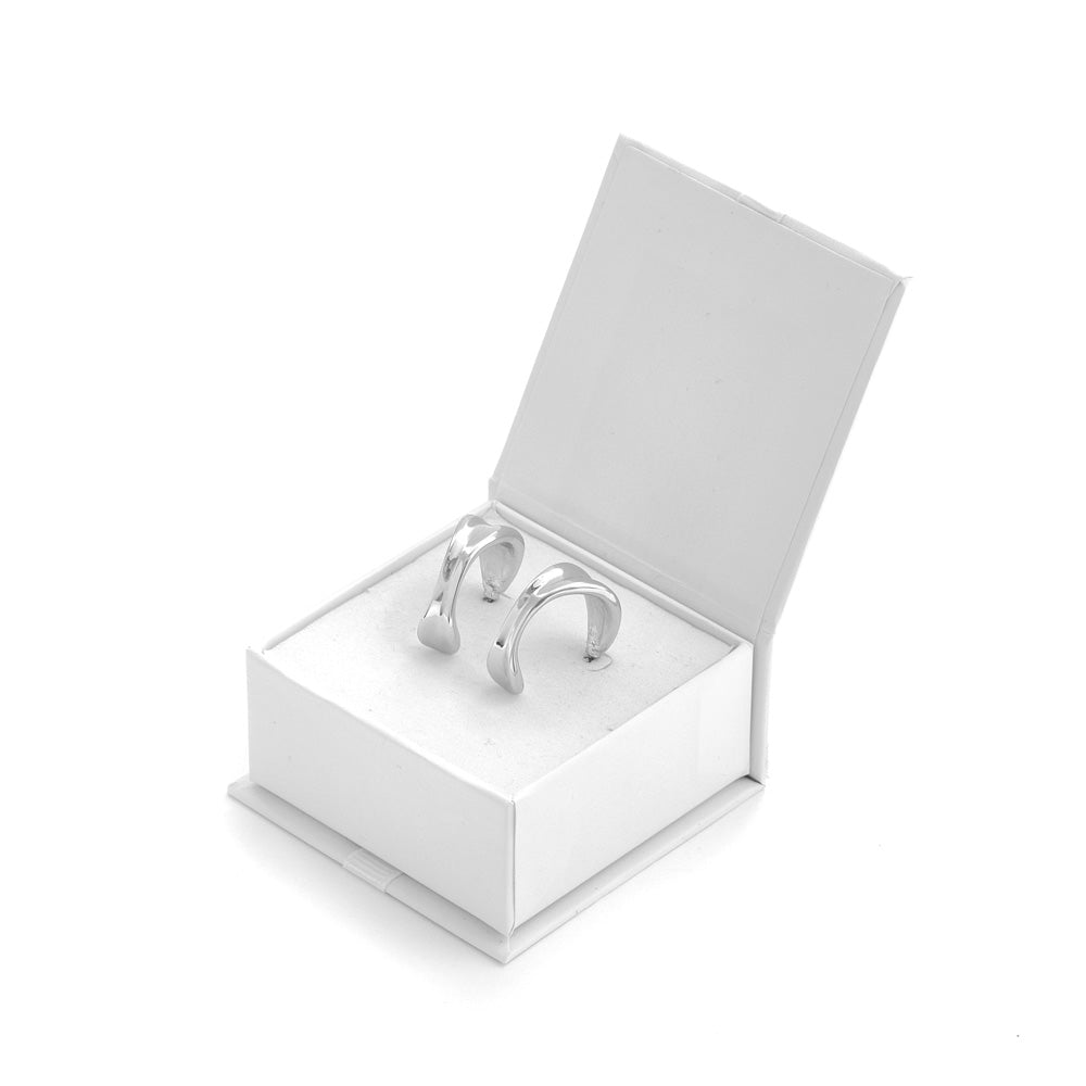 Aretes Saira Plateado