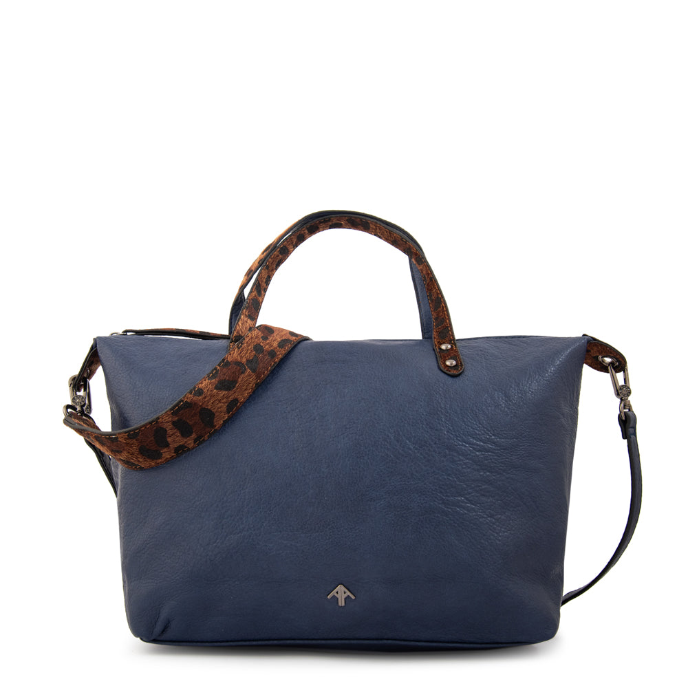 Cartera Dos Asas Santana Azul Oscuro
