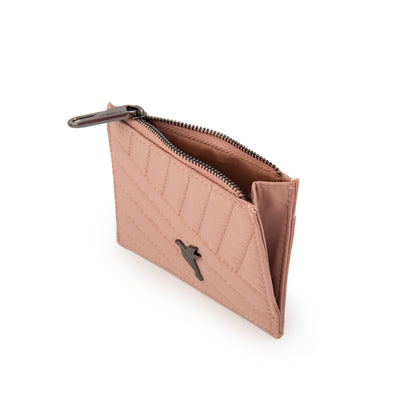 Tarjetero Sarina Rosado Viejo