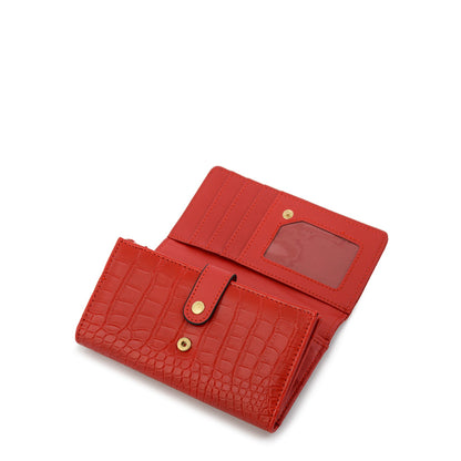 Billetera Acordeon Spencer Rojo