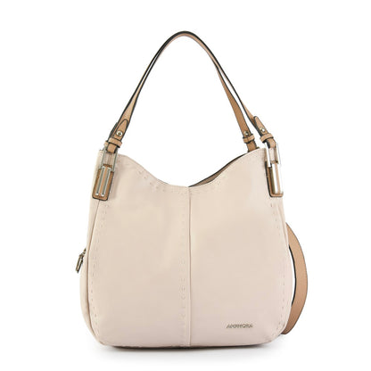 Cartera Dos Asas Mini Talina Beige