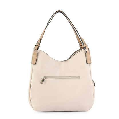 Cartera Dos Asas Mini Talina Beige