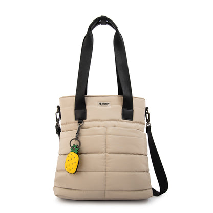 Cartera Dos Asas Tiana Beige