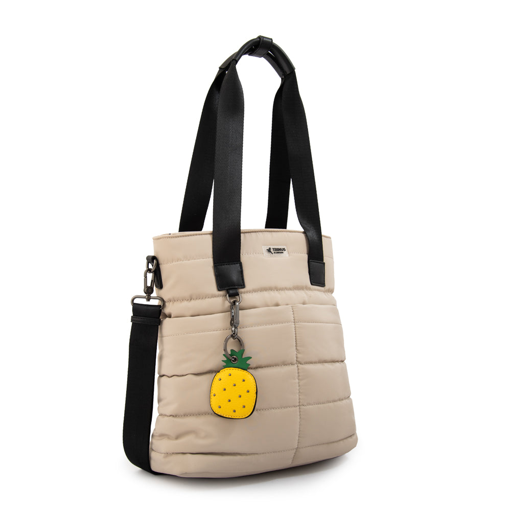 Cartera Dos Asas Tiana Beige