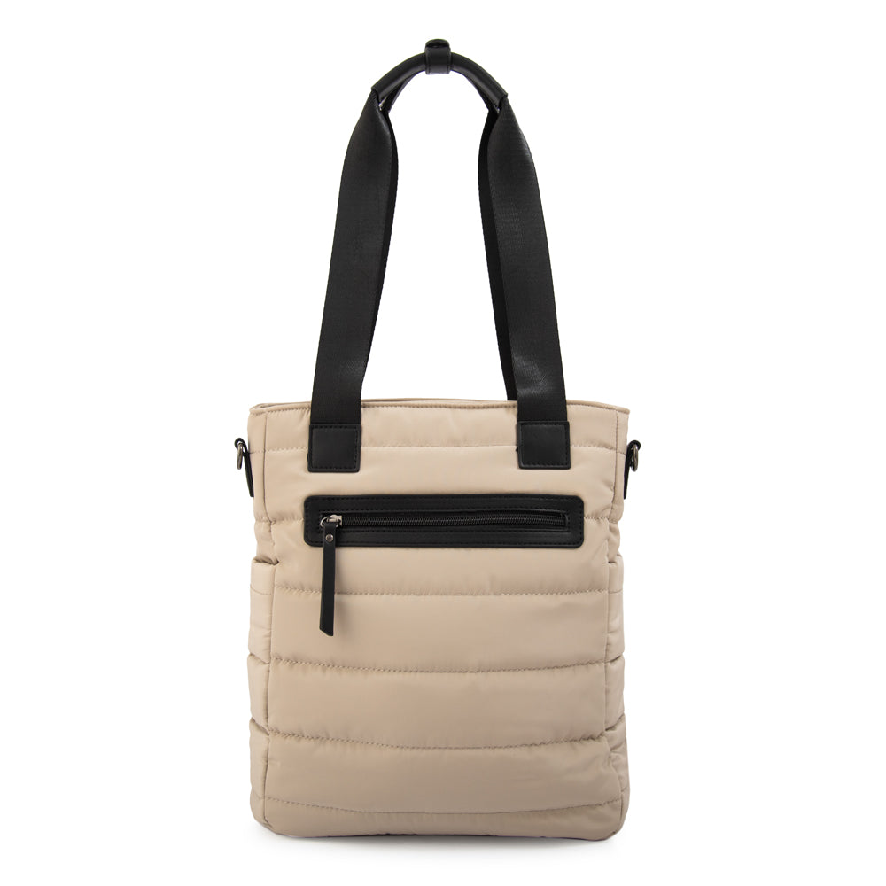 Cartera Dos Asas Tiana Beige
