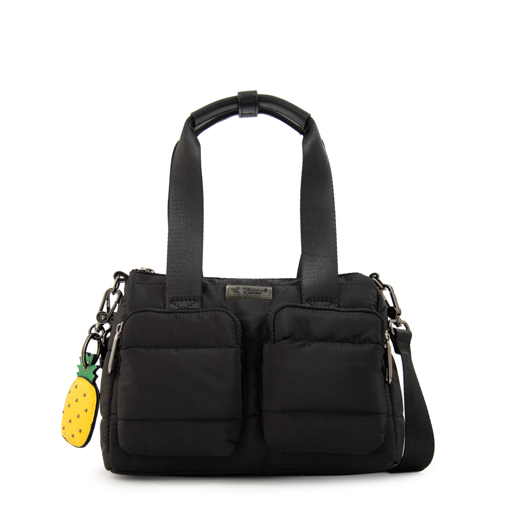 Cartera Dos Asas Pequeña Tiana Negro