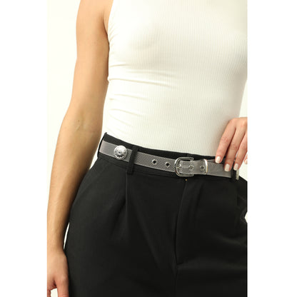 Cinturon Leipzig Plateado