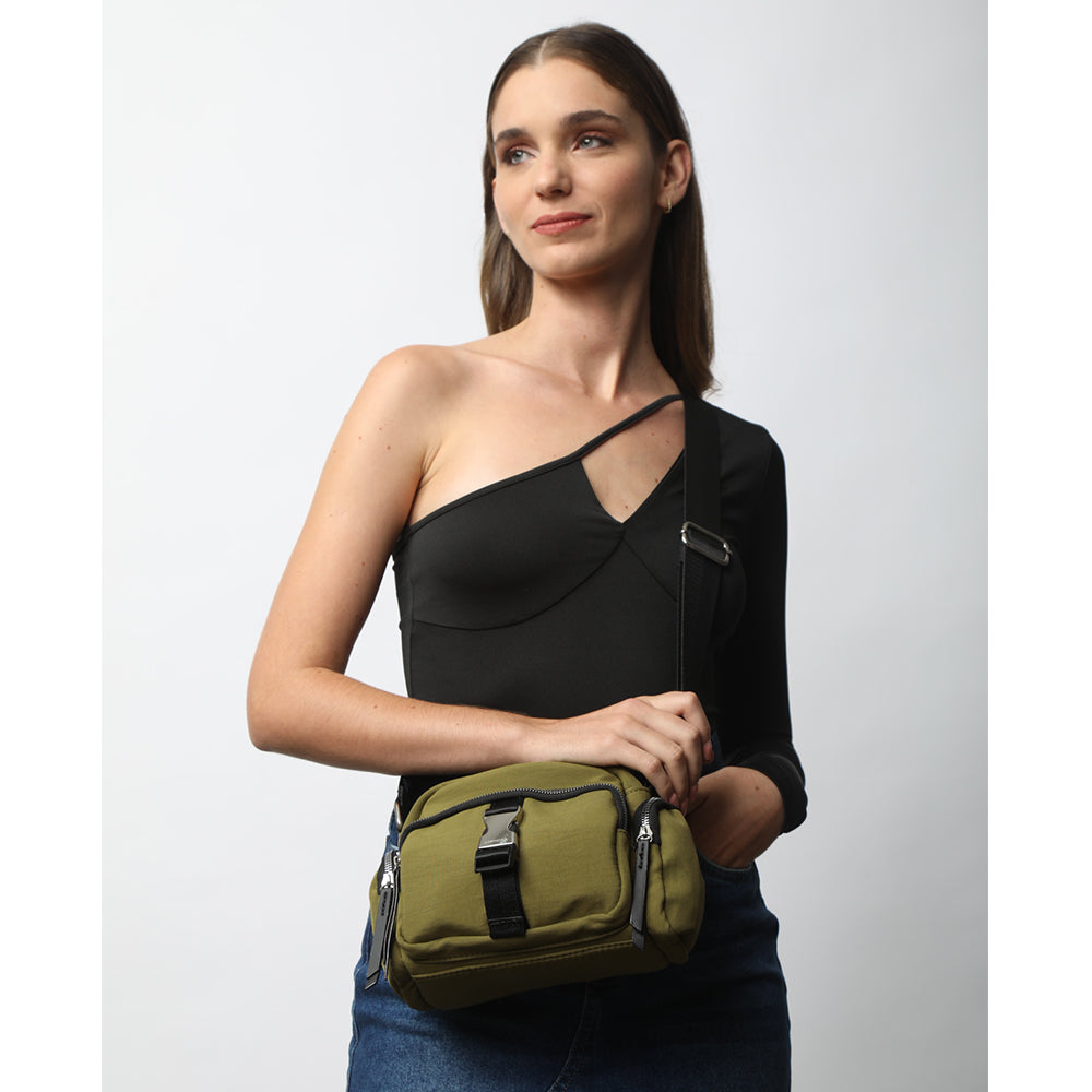 Crossbody Ray Verde Oscuro